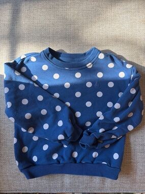 GAP Baby Navy Blue Crewneck Sweatshirt